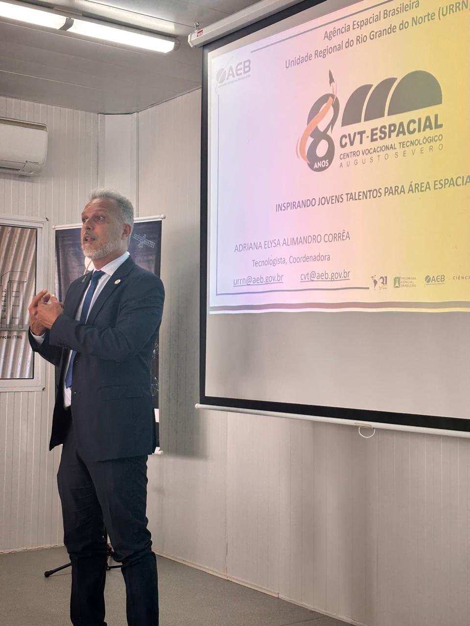 Imagem tirada do aniversário CVT-Espacial - 2025