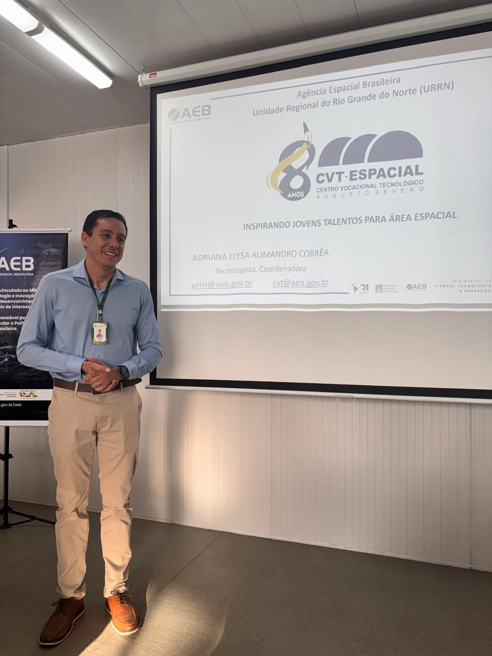 Imagem tirada do aniversário CVT-Espacial - 2025