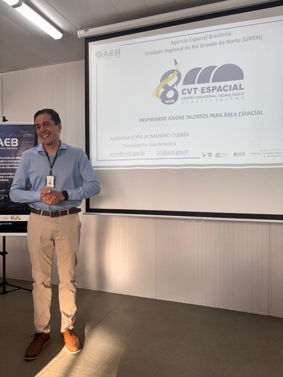 Imagem tirada do aniversário CVT-Espacial - 2025