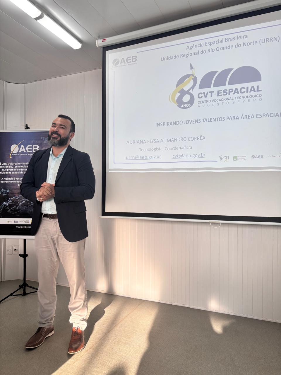 Imagem tirada do aniversário CVT-Espacial - 2025