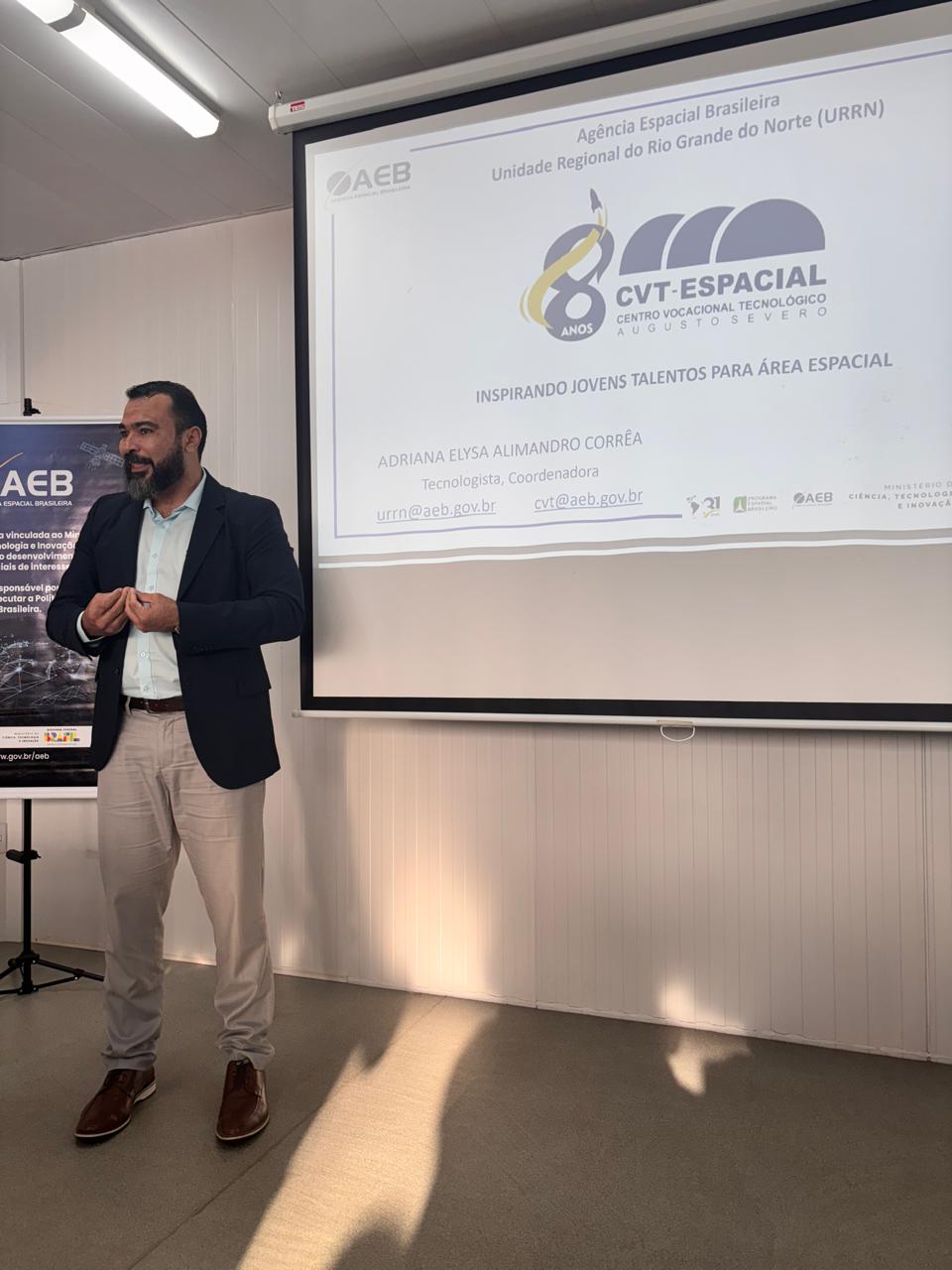 Imagem tirada do aniversário CVT-Espacial - 2025