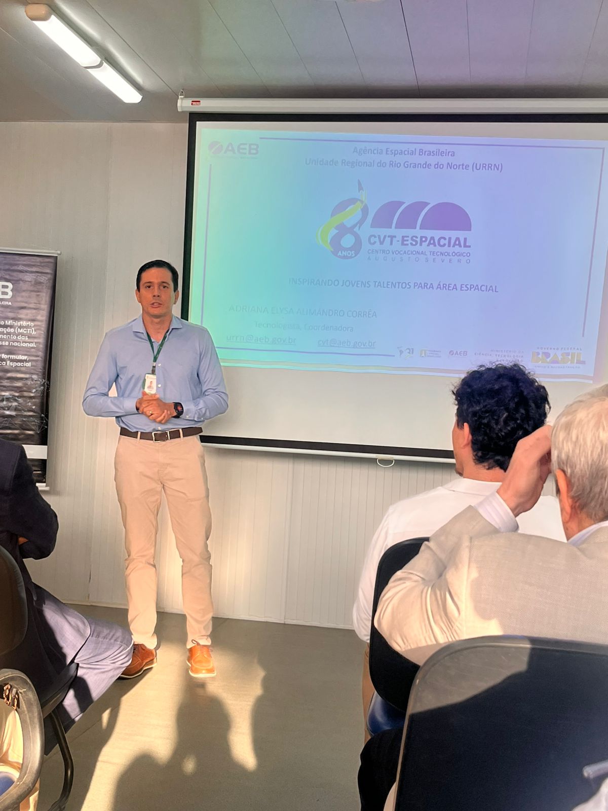 Imagem tirada do aniversário CVT-Espacial - 2025