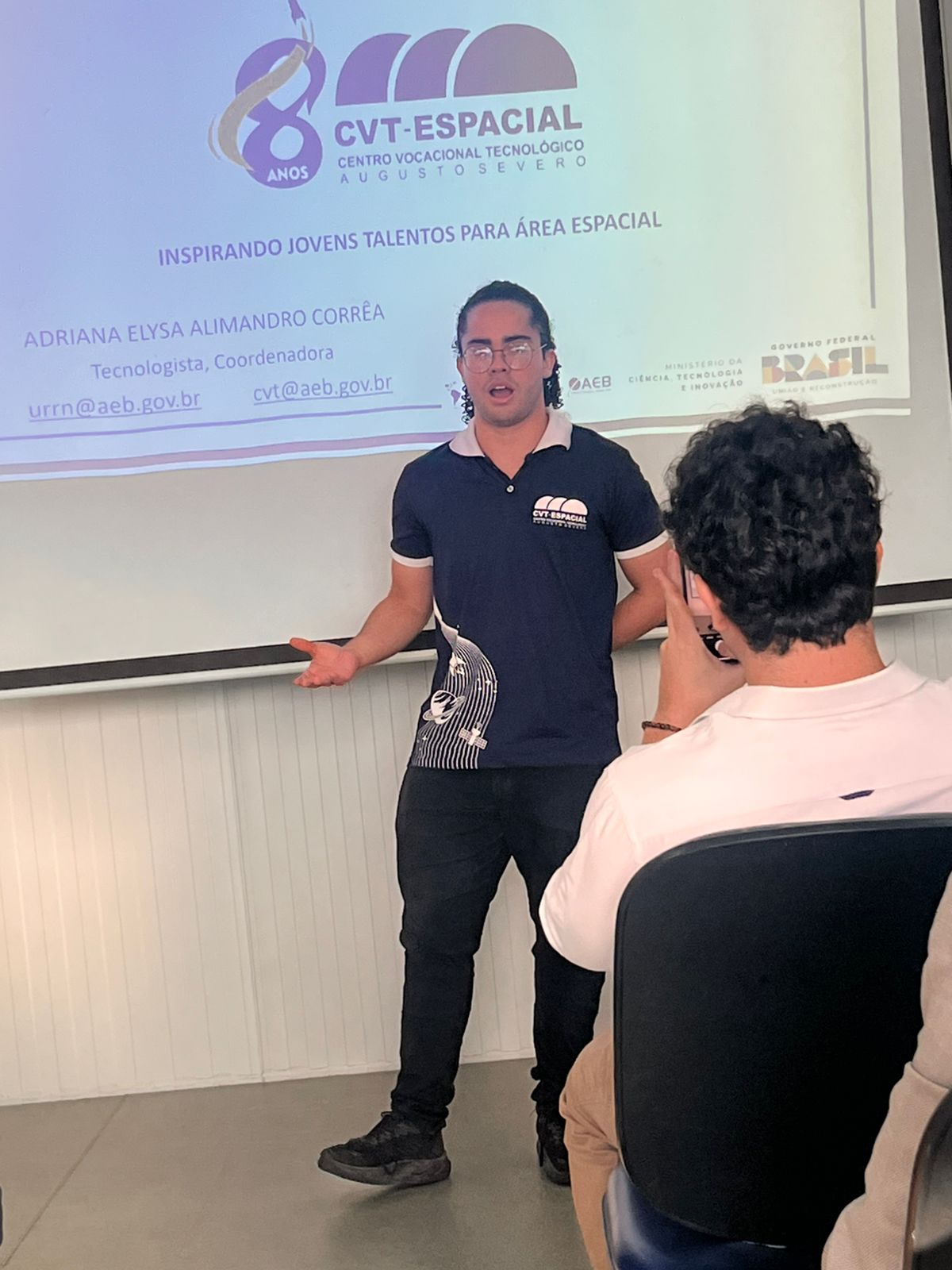 Imagem tirada do aniversário CVT-Espacial - 2025