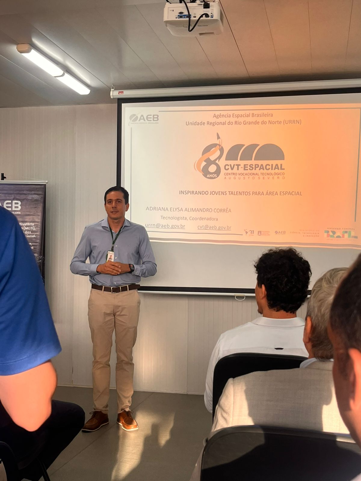 Imagem tirada do aniversário CVT-Espacial - 2025