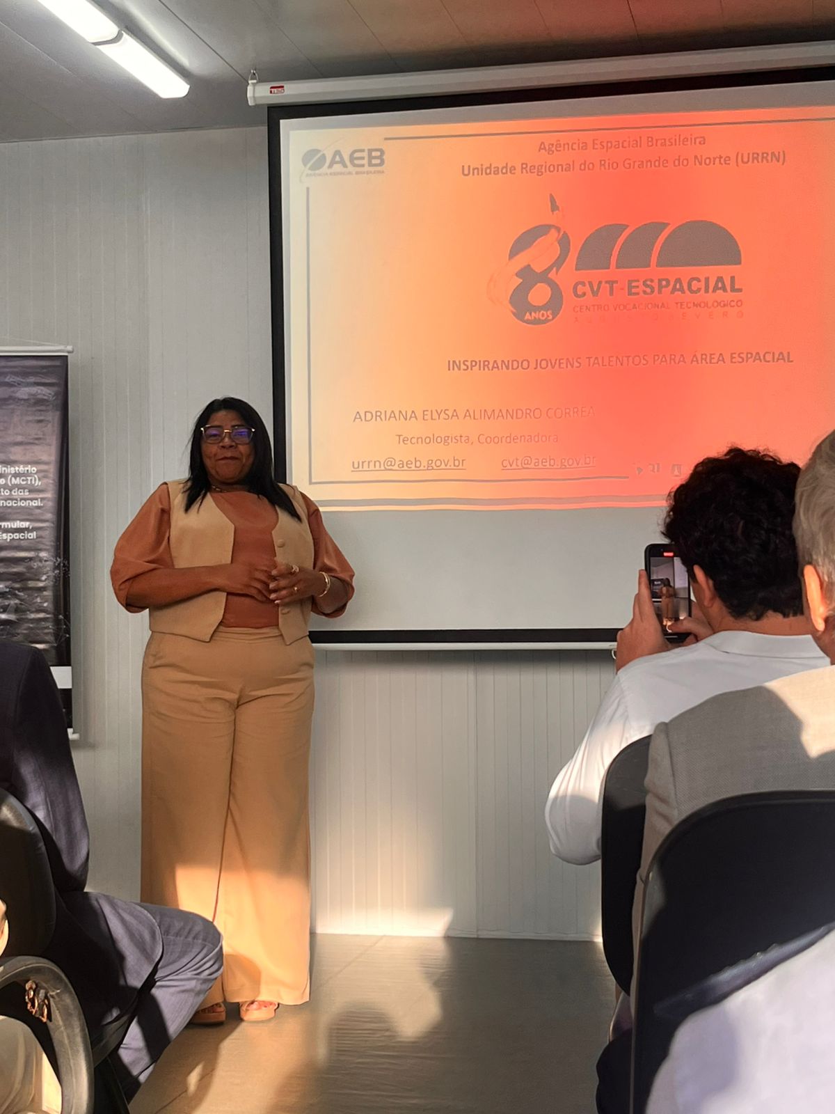 Imagem tirada do aniversário CVT-Espacial - 2025