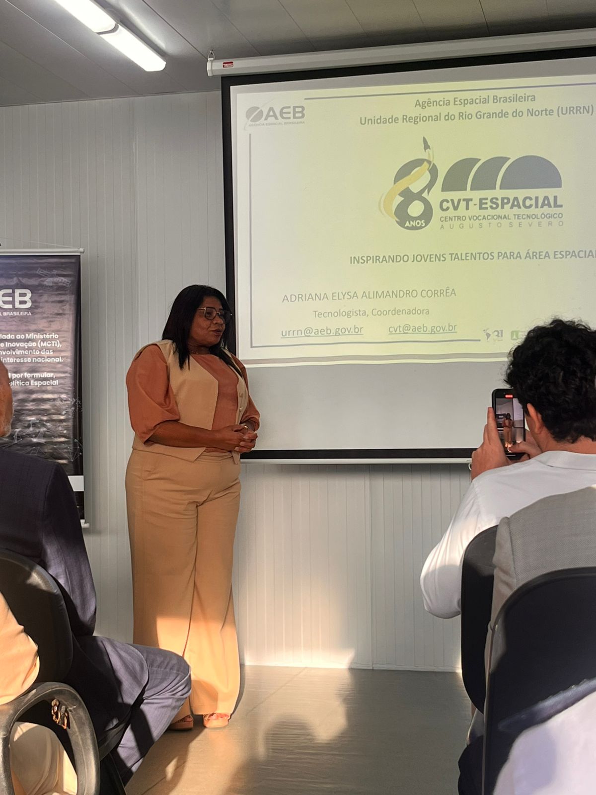 Imagem tirada do aniversário CVT-Espacial - 2025