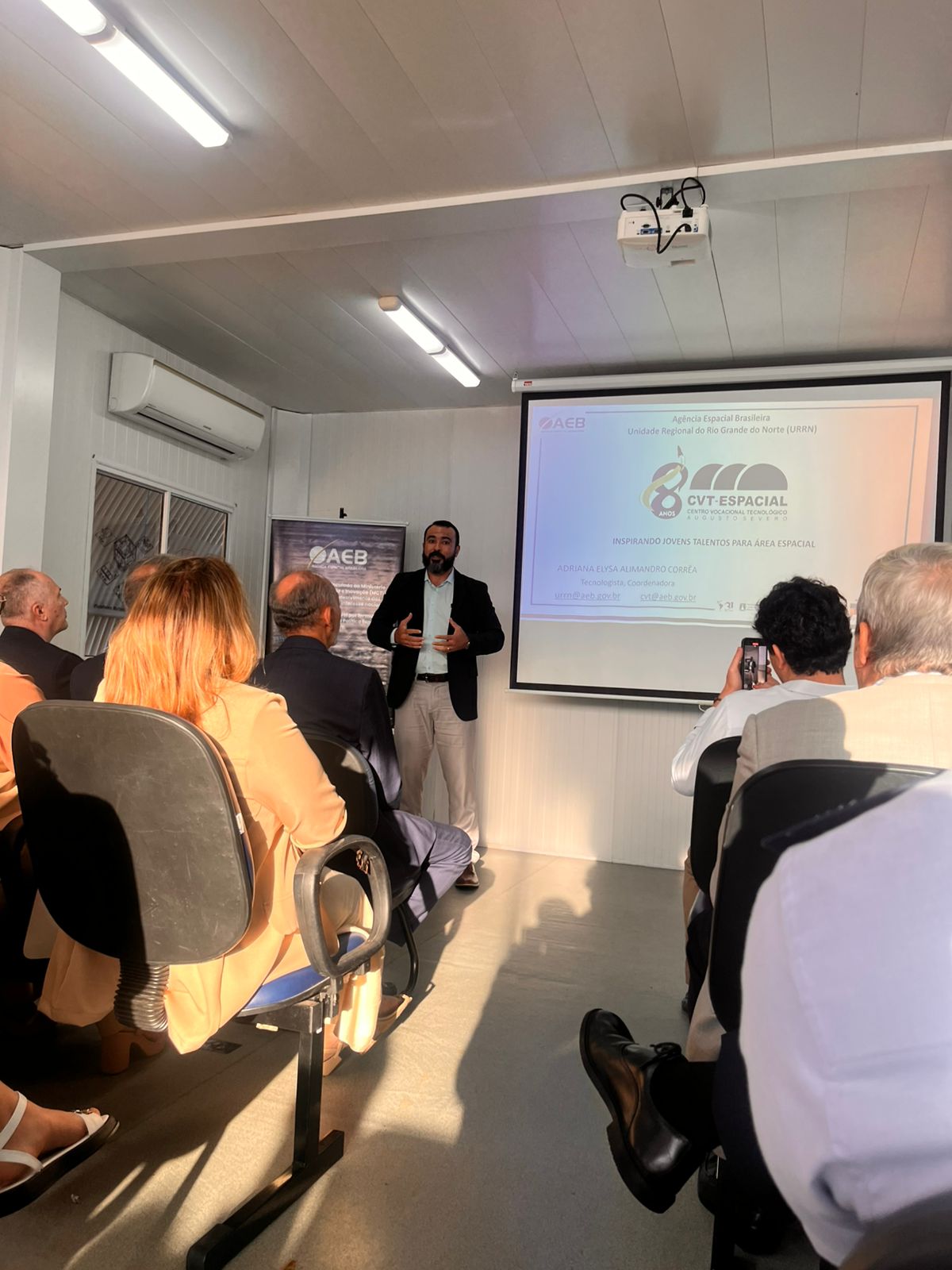 Imagem tirada do aniversário CVT-Espacial - 2025