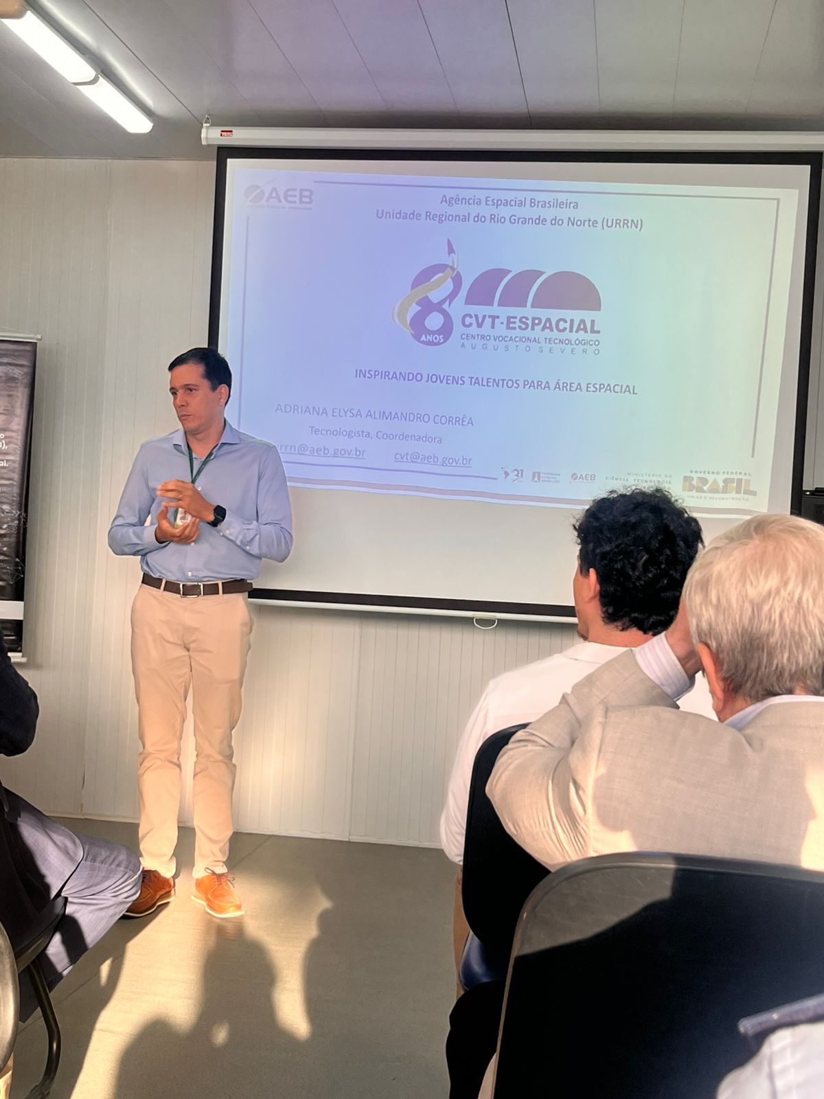 Imagem tirada do aniversário CVT-Espacial - 2025