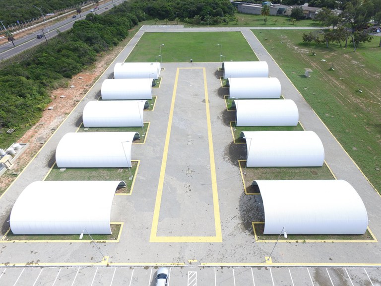 Imagem dos containes do CVT Espacial